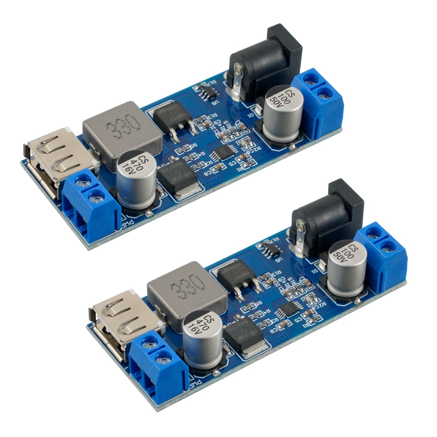 DC 6V 9V 12V 24V a DC 5V 5A Buck Modulo convertitore, 9-36V Step Down a USB 5V T