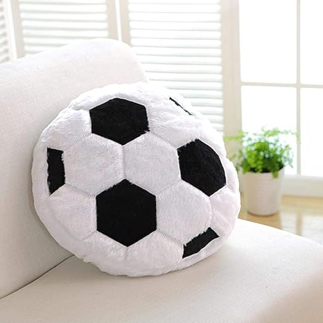 plush soccer ball pillow