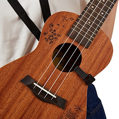 Mugig Ukulele Strap, Adjustable Soft Cotton Ukulele Strap, Neck Sling