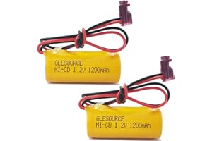XUNTU 1.2V 1200mAh Emergency Light Battery Replacement for Lithonia ELB1P201NB Lithonia ELB1P201N2 ELB1P2901N ELB1P201N ANIC1493 Lithonia 1009S00-MZ ELB0320 Grainger 4WT20 OSA212 NIC1169 EBE-33 (2 Pack)