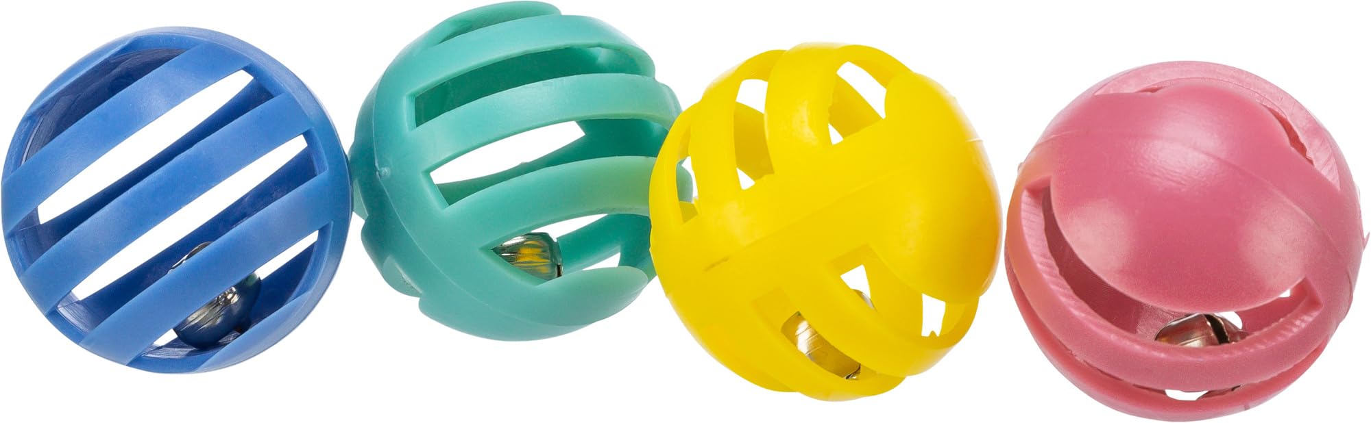 Set of Rattling balls for cats, ø 4 cm, 4 pcs