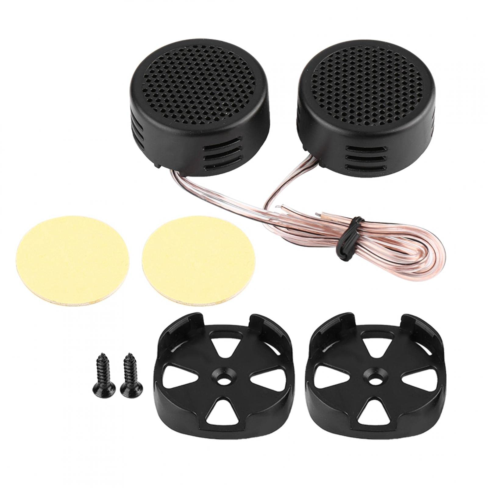 Photo 1 of Car Sound Speaker (Pair) Black 12V 500W Mini Car Audio Tweeter 200mm 98dB Loudspeaker Automobile Speaker