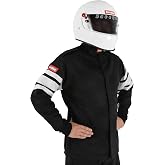 RaceQuip 121006RQP 120 Series Race Jacket SFI 3.2A/5 Black/White Stripe XL