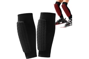Snow Ski Shin Guards - Leg Protection Gear,Skiing Shin Protector Pads | for Park Riders Beginners Professionals Ski Enthusias