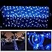 MEIKEE 33ft Dimmable Solar Rope Lights,Halloween Decoration Light,100 LED, 8 Lighting Modes, Light Sensor, Waterproof, Ideal for Decorations Christmas,Gardens, Lawn, Patio, Weddings, Parties(Blue)
