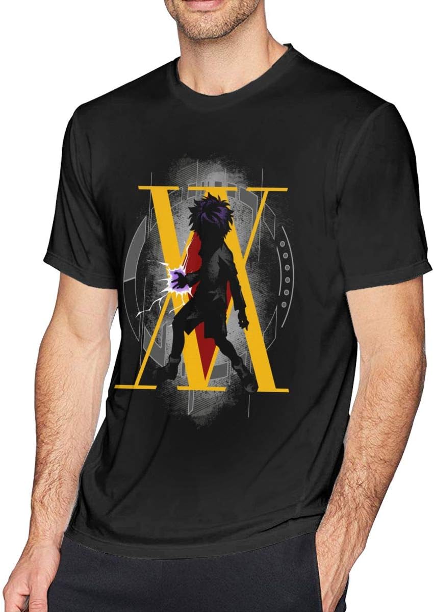 Anime Hunter X Hunter - Leorio Men's Cotton Fabric Short Sleeve T-Shirt
