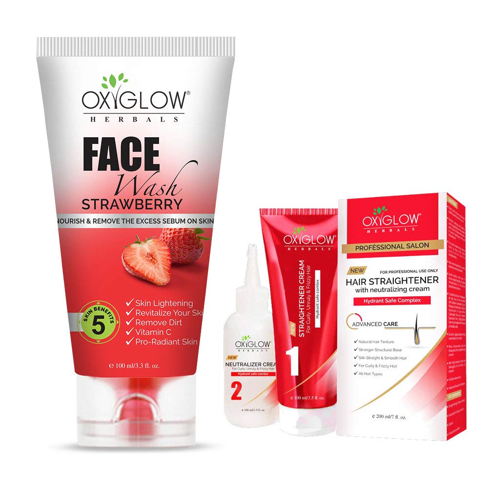 oxyglow hair straightener with neutralizing cream