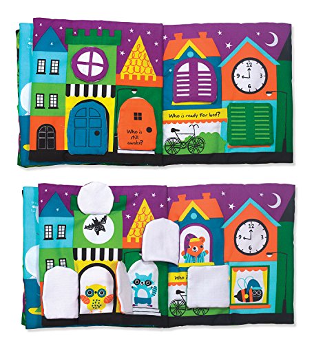 Melissa & Doug Soft Activity Baby Book - The Wonderful World of Peekaboo! Lift The Flap Busy Book for Toddlers, Sensory Toys for Babies and Toddlers