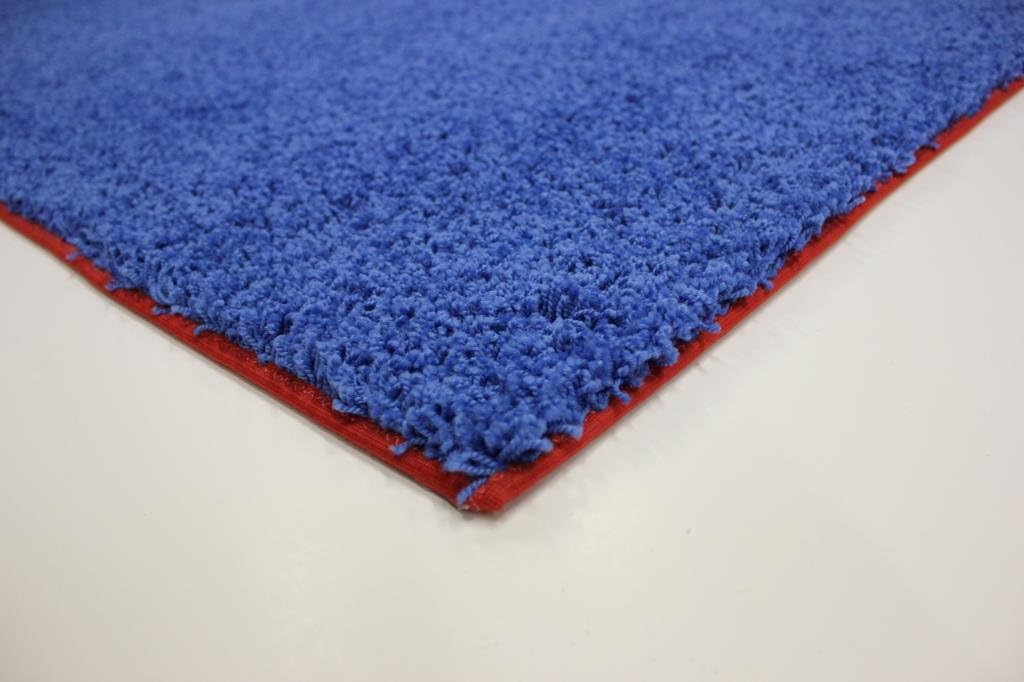 Koeckritz Runner 2.5'x12' Indoor Area Rug - Superman 37oz - Plush Textured Carpet for Residential or Commercial use with Premium Bound Polyester Edges.