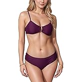 POP CLOSETS Women's Bikini Sets 2 Pcs Swimsuit U-Ring Design Swimsuits Sexy Bathing Suit Beach Swimming Pool Summer Holiday