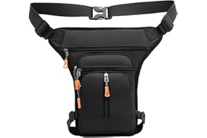 Thigh Bag with Leg Strap - Motorcycle Leg Pouch for Women - Sports Organizer with Quick-Release Buckle for Keys, Wireless Ear