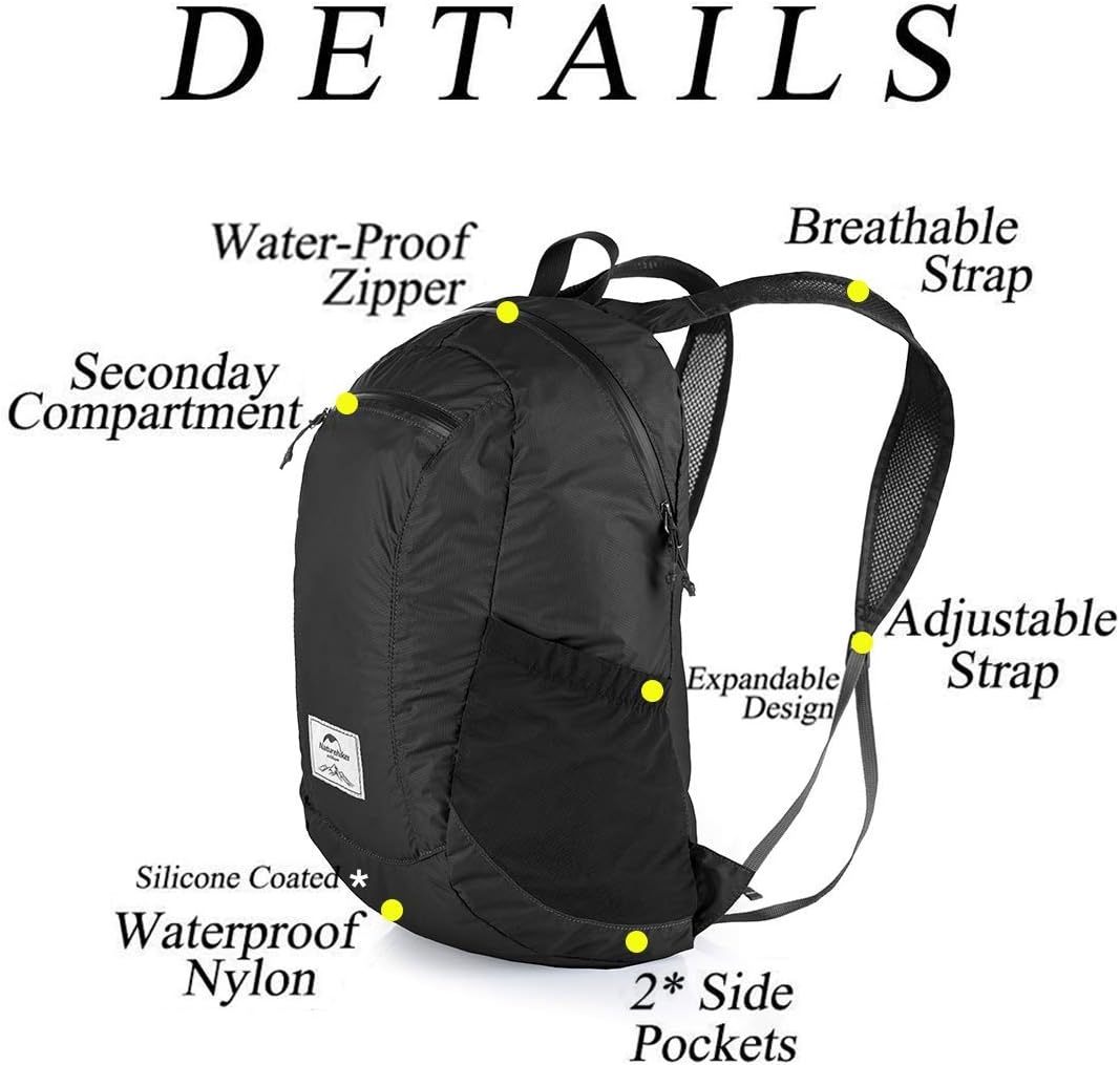 Amazon Com Naturehike Rainproof Lightweight Packable Backpack Bicycle Travel Airplane Clothing