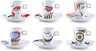 Zeller 26505 Espressotassen Set 12-teilig Faces