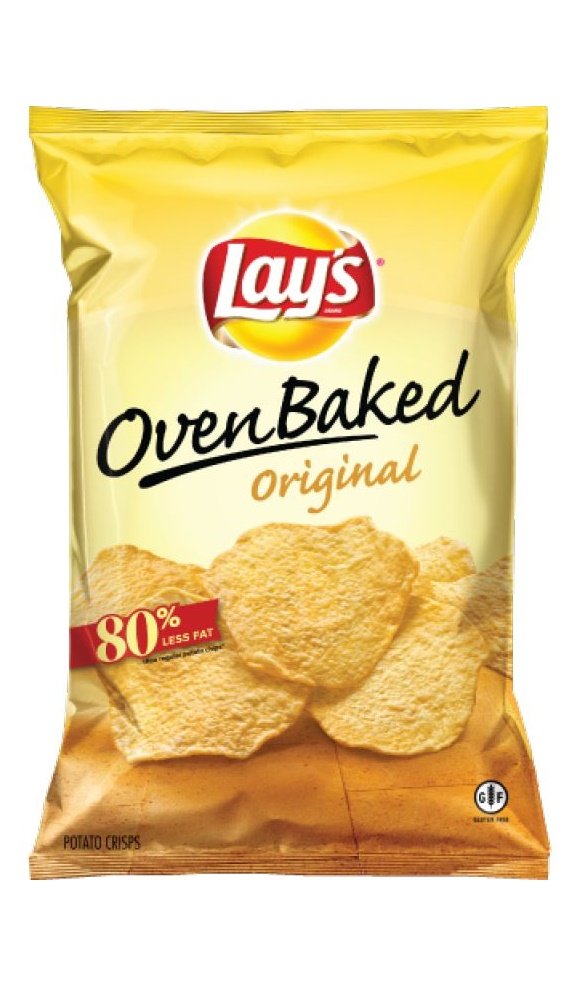 Lay's Oven Baked Potato Crisps, Original, 1.125 oz, Case Pack Of 50