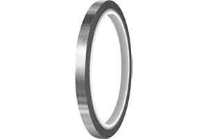 Nebudo 1/4 × 197 Inch Lead Tape for Tennis Racquet Golf Club Pickleball Paddle Racket Head Lead Weight Lead Weighted Strips Roll 0.25 Gram/Inch