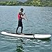 Goplus Inflatable Stand Up Paddle Board SUP with Leash/Adjustable Paddle/Pump/Repair Kit/Carry Backpack, 6 inch Thickness
