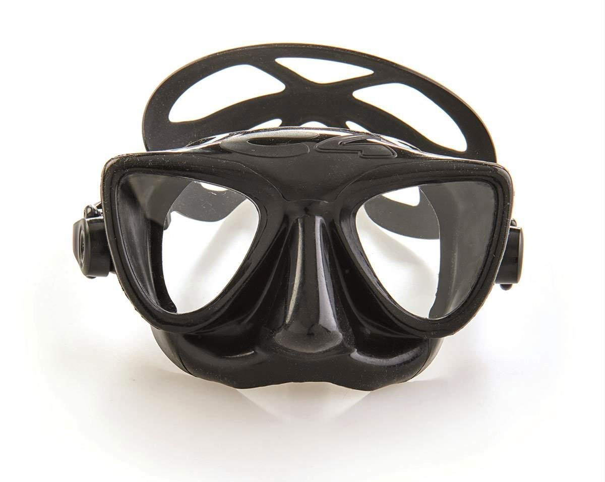 C4 Carbon Unisex Adult Plasma Mask for Spearfishing/Free Diving, Black, One Size Fits All