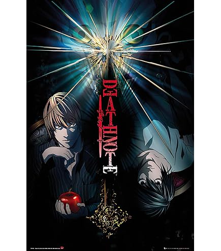 Amazon.com: Death Note Poster Light Yagami Merch Anime Cool Wall