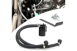 RULLINE Oil Catch Can Reservoir Tank Kit Baffled Passenger Side 2011-2021 Expedition 3.5L Ecoboost 2017-2021 Stainless Steel 