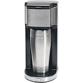 Capresso On-The-Go Personal Coffee Maker, Silver/Black