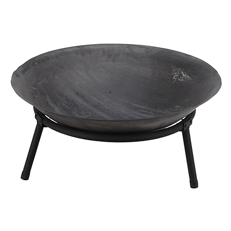 Ambiance Feuerstelle mit 3 Beinen | Anthrazit | Durchmesser 50cm