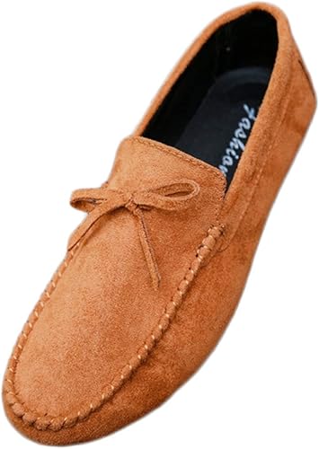 Amazon Donahutt03 スニーカー メンズ 靴 男性 ローカット スリッポン デッキシューズ ドライビングシューズ スエード調 運転 高級感 きれいめ 通気性 クッション 衝撃吸収 疲れにくい 軽量 メンズ用 通勤 仕事 休日 ローファー スリッポン