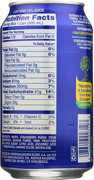 JUMEX NECTAR STRWBRY BANANA 11.3 O
