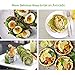 Kinsy Avocado Tool Set | 5-in-1 Multi-Functional Avocado Slicer, Keeper, Cutter, Masher, Pitter, Peeler | Green Plastic & Stainless Steel