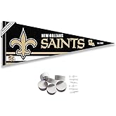 New Orleans Saints Pennant Banner and Wall Tack Pads