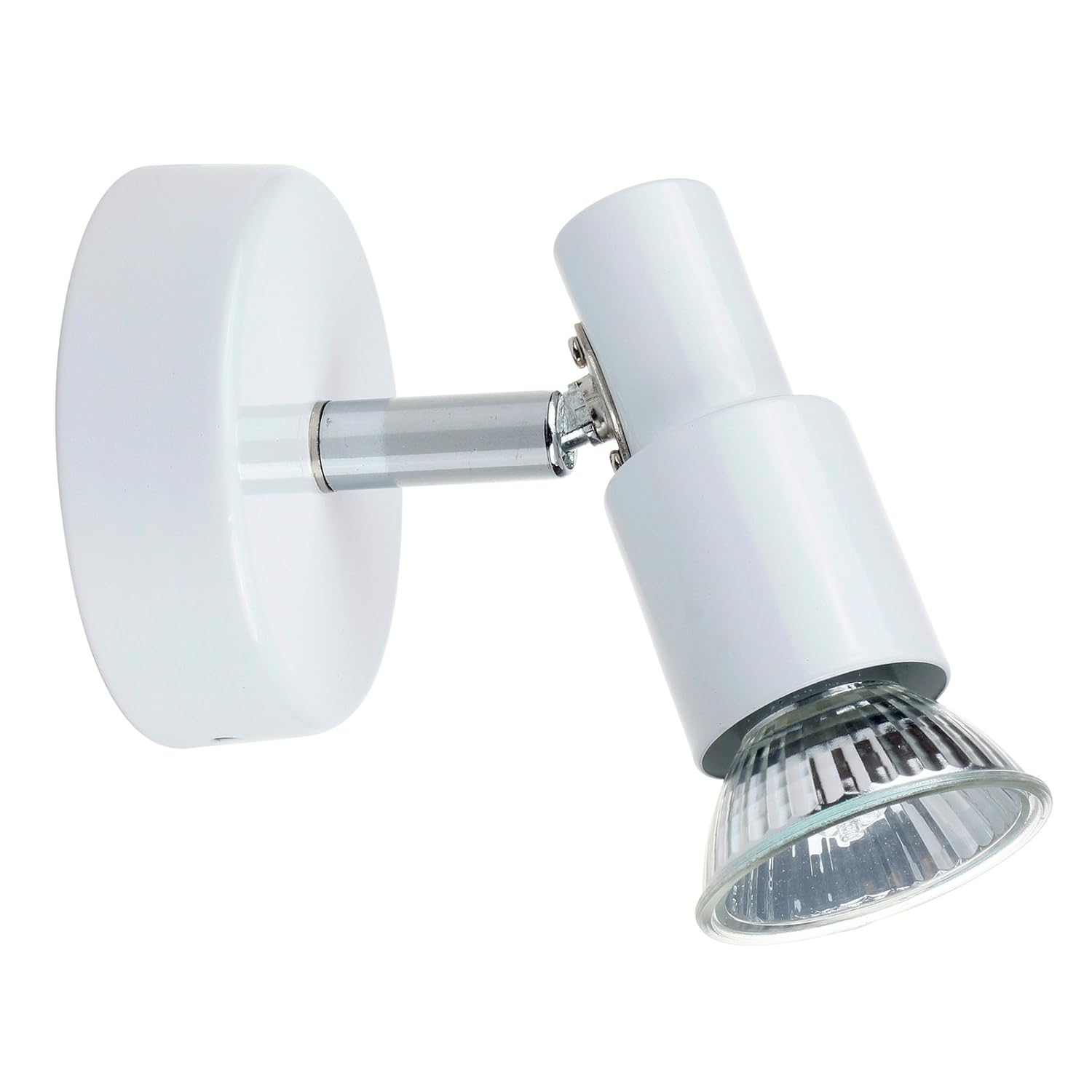 Romke Modern Single White Gu10 Ceiling Spotlight Adjustable Wall