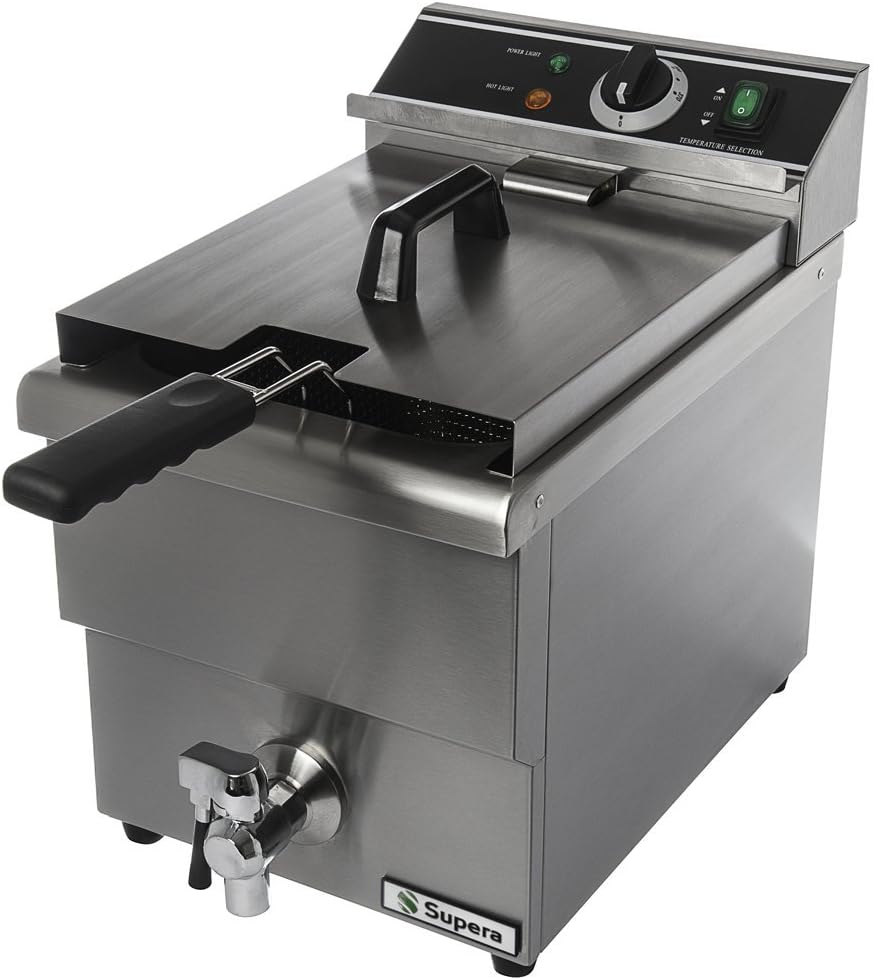 Supera CDF6F1 Single Electric Countertop Fryer with