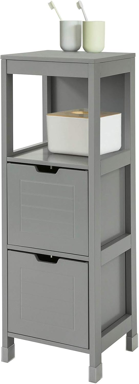 SoBuy® FRG127SG, Floor Standing Bathroom Storage Unit with 1