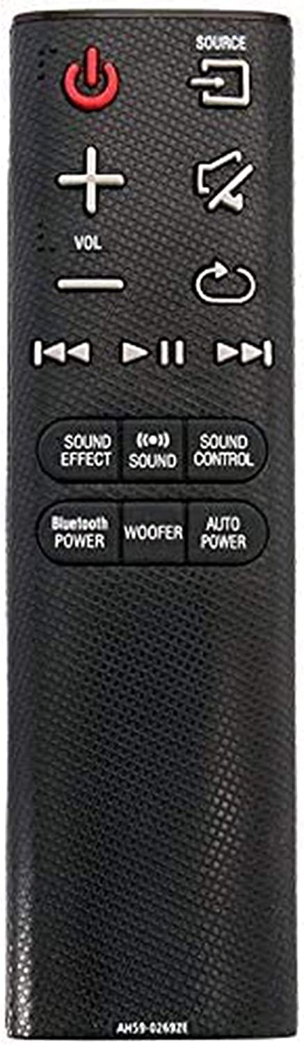AH59-02692E Remote Control Replace fit for Sound Bar HW-J365 HW-J430 HW-J460 HW-J561 HW-J6000 HW-J6001 HW-J6011 HW-JM45C HW-JM6000C HW-JM35 HW-JM45 HW-JM6000 HW-JM60 HW-J355 HW-J450 HW-J550 HW-J551