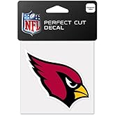 Wincraft NFL Arizona Cardinals 63035011 Perfect Cut Color Decal, 4" x 4", Black