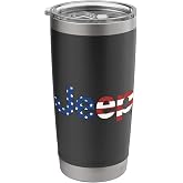 Jeep Flag Wordmark Logo Stainless Steel Insulated Tumbler