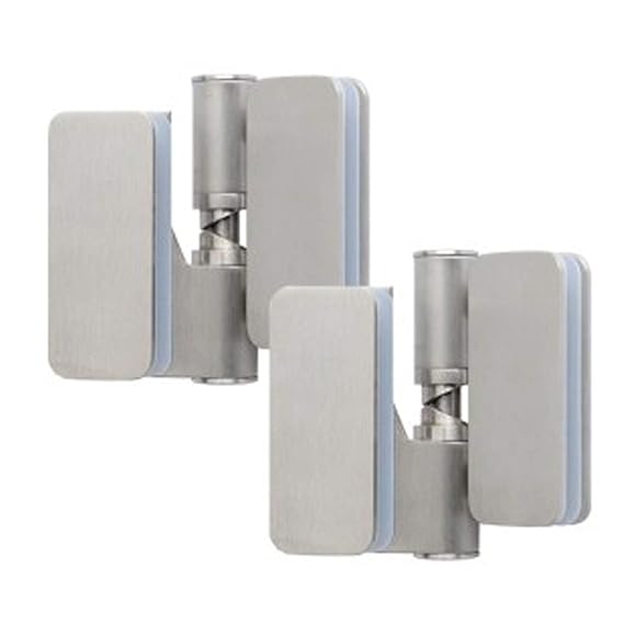 Cubicle Hinges Satin Stainless Steel Adjustable Toilet Cubicle 80mm