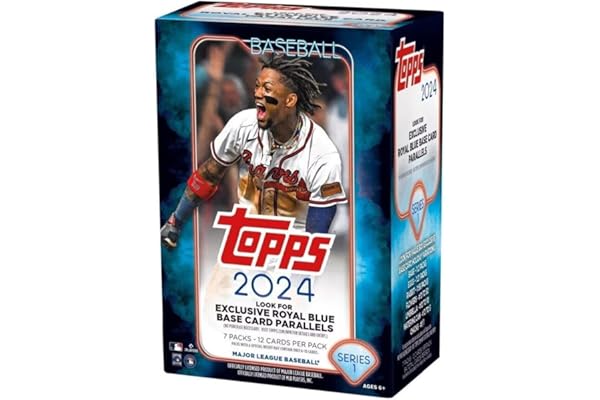 2024 Topps Series 1 Baseball Factory Sealed Value Blaster Box 84 CARDS 7 Packs of 12 Cards Find Exclusive Royal Blue Parallels 1 Chase rookie cards of a great rookie class such as Evan Carter, Jasson Dominguez, and more Blasters are my personal favorite to Rip