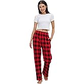 SAMGU Women's Pajama Pants, Soft Cotton Sleep Lounge Pants, Comfy Homewear pjs, Elatic Waist Pajama Bottom Pants for Women