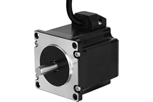 YEJMKJ Nema 23 Stepper Motor 1.2Nm/169.92oz.in 56MM Bipolar 4A Nema23 High Torque 57 Motors 1.8 Degree 2 Phase 4 Lead Step Motor for 3D Printer CNC Milling Engraving Machine, 2.25x2.25x2.21inch