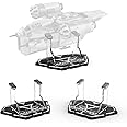 NAOCARD Acrylic Display Stand for Lego Star Wars The Razor Crest 75292 Mandalorian Starship Toy, New upgraded (ONLY Stand, NOT Model) Display Holder Compatible with Lego 75292