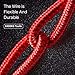 BORSVAEN iPhone Charger Cable MFi Certified, Nylon Braided Charger Cord Compatible iPhone Xs, Max, XR, X, 8 Plus, 8, 7 Plus, 7, 6 Plus, 6, 6S Plus, iPad and More (RED)