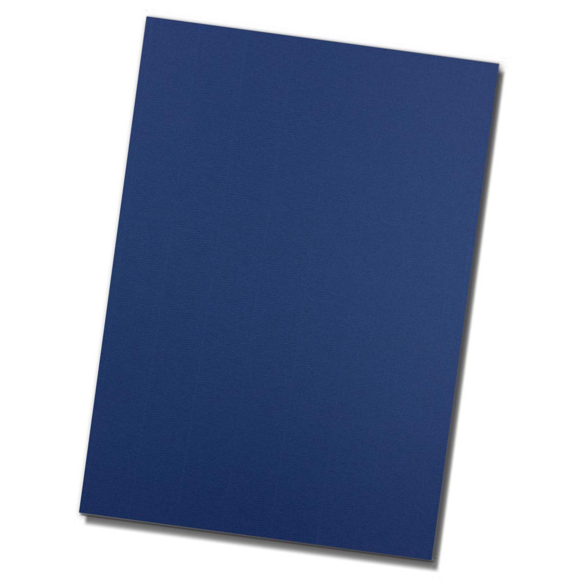Glüxx Agent 50 sheets DIN A4 writing paper craft paper dark blue tone paper with elegant ribbing, 100 g/m² matte surface high-quality writing paper