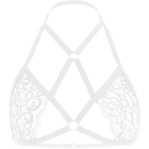 GENEMEN Floral Lace Mens Crop Top See Through Shirt Sexy Muscle Tank Top Gym Workout Vest Sissy Sheer Half Tops