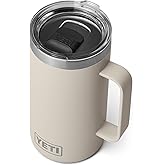YETI Rambler 24 oz Mug, Vacuum Insulated, Stainless Steel with MagSlider Lid