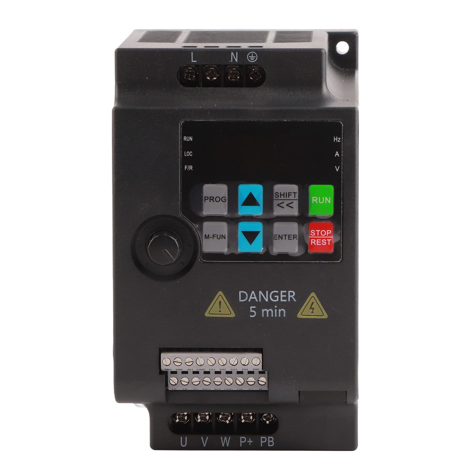 SKI780 Mini VFD 220V/380V Load Inverter Variable Frequency Converter Inverter Single Phase/3-Phase AC for 3-Phase Motor 0.75/1.5/2.2KW (220VAC 0.75KW)