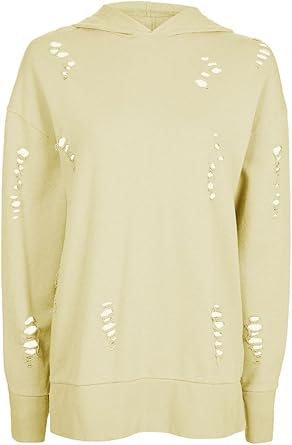 distressed sweatshirt with holes