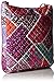 Vera Bradley Women's Cotton Triple Zip Hipster Crossbody Purse, Modern Medley, One Size