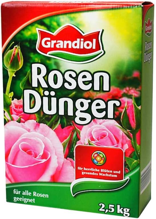 Grandiol Rose Fertiliser 2.5Kg For All Rose Organic Mineral Fertilizer