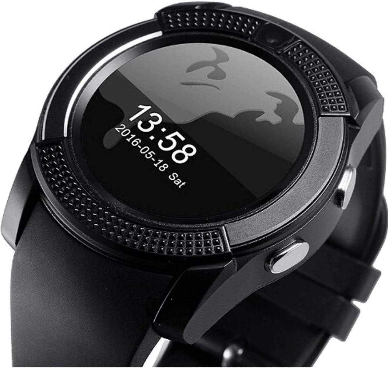 Buddymate V8 Sweatproof Bluetooth Smart Watch Band with Pedometer, Sleep Monitoring Wristband, HD Camera, Fitness Band Compatible with All Android,iOS & Windows Device (Assorted Colour)