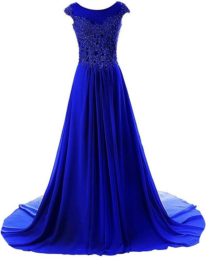Prom Dress Long Formal Evening Gowns Lace Bridesmaid Dress Chiffon Prom Dresses